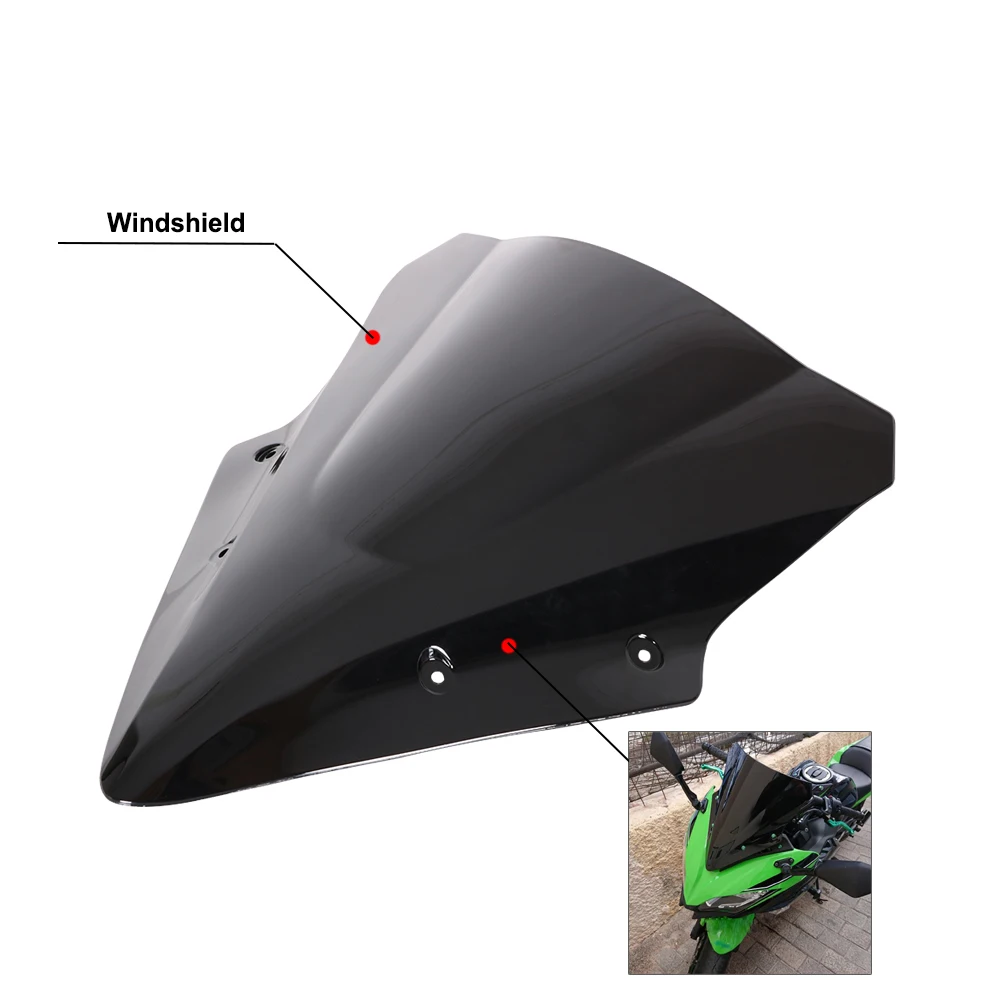 

Ветрозащитный экран для мотоцикла Kawasaki Ninja 650 ER6F 2017 2018 2019
