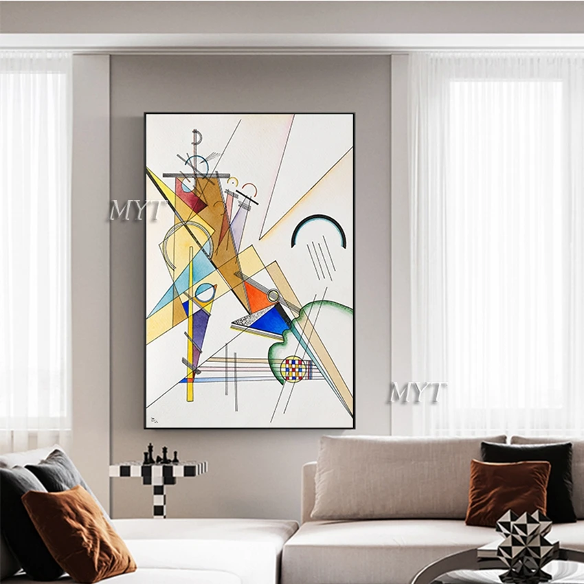 Украшение для дома ручная работа знаменитая абстрактная живопись маслом