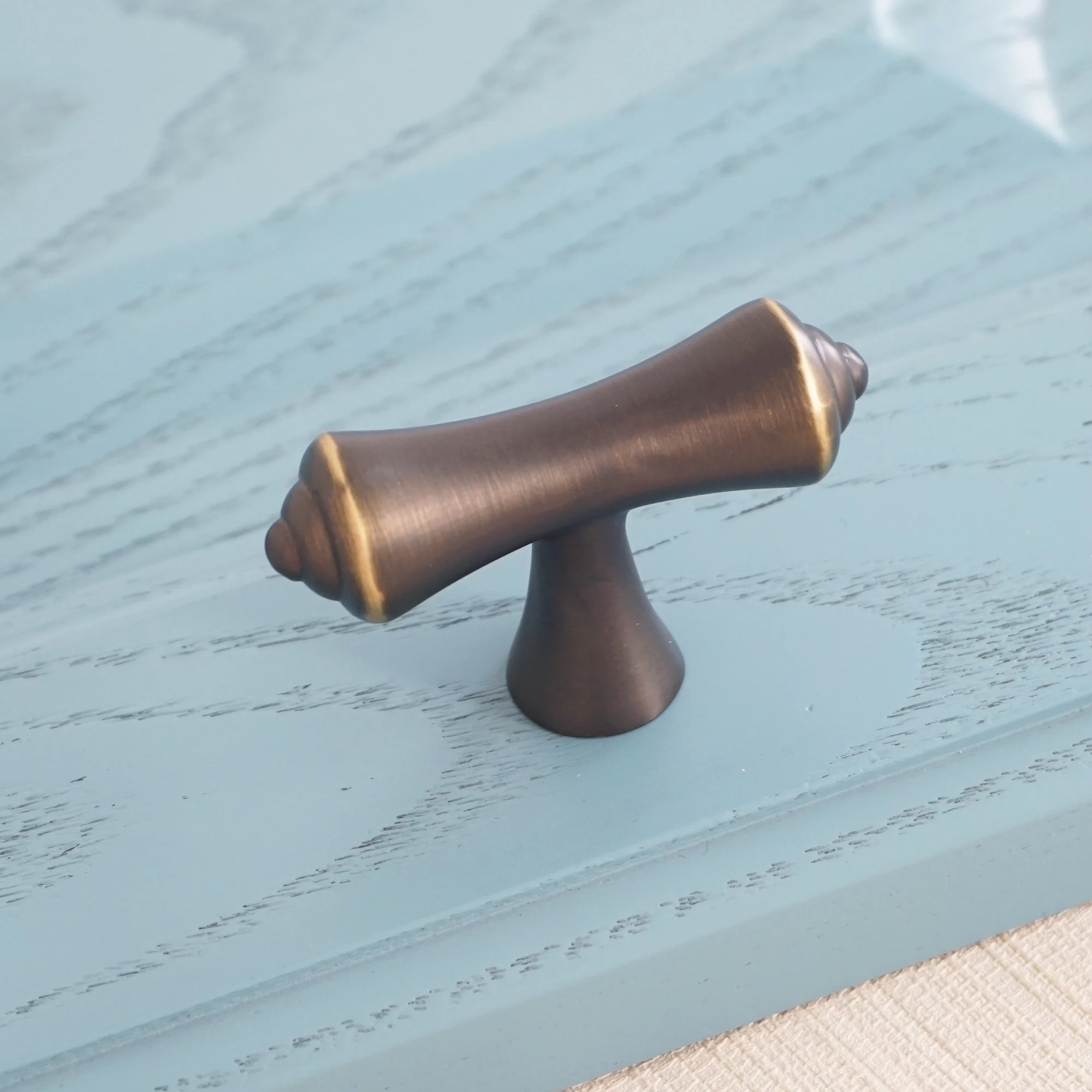 Ручки для ящиков и шкафов черные из чистой меди 3 75/5 дюймов|Ручки шкафа| |