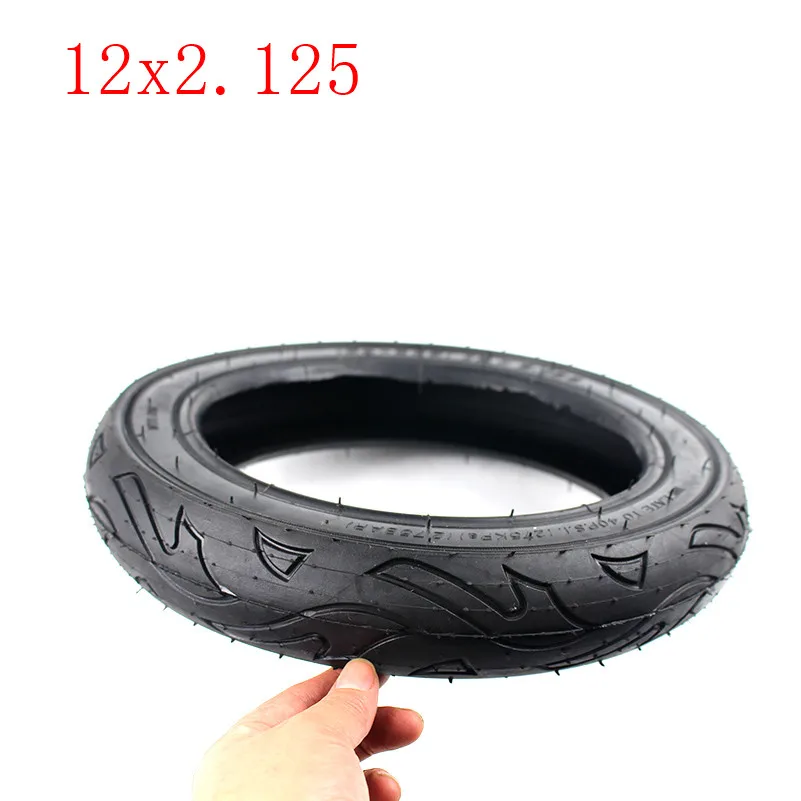 outer tire Высокое качество велосипед коляска городской Электрический Scoote Набор шин 12x2,125 внутренняя труба 12*2,125 - Цвет: outer tire