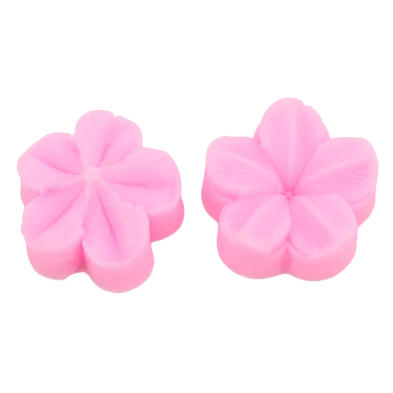 2 шт./пакет &quotсделай сам&quot Слива Лепестки листья цветка Силиконовые формы торта