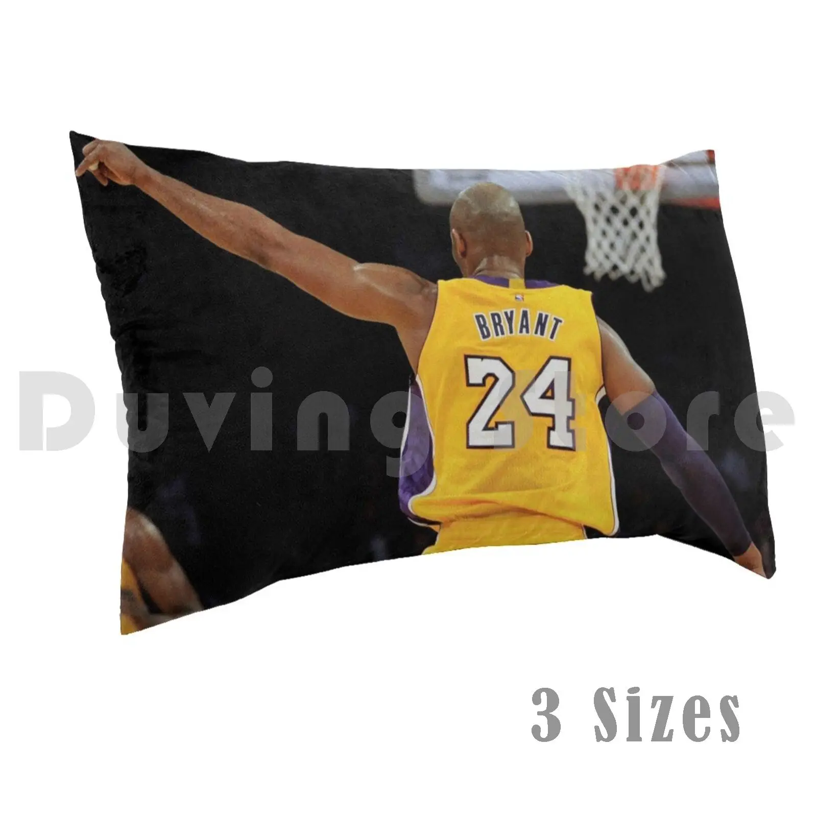 Three Points Bryan Pillow Case DIY 50x75 Sports Basketball Rip Mamba Legend Black Shoes