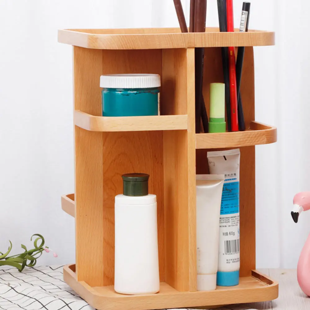 

1pc Storage Rack Multifunction Cosmetics Sundries Rack for Home (Log color)