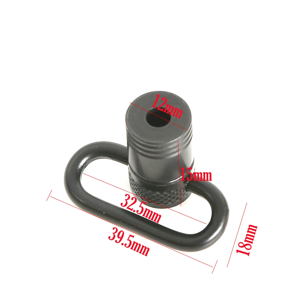 

Accessories QD Sling Rotary Knurled Belt Adapter Quick Release Receiver Tactical Gun 1 Pair of Buckle Shotgun Accessories