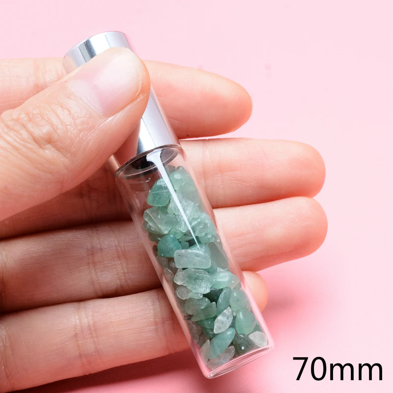 70mm-Green Dongling QilmilyNatural камень Стекло эфирное масло косметика парфюмерия диспенсер 70/98 мм для Для женщин Для мужчин колеса духов дома изысканное украшение производителя "Gift Souvenir" - Окраска металла: 70mm-Green Dongling