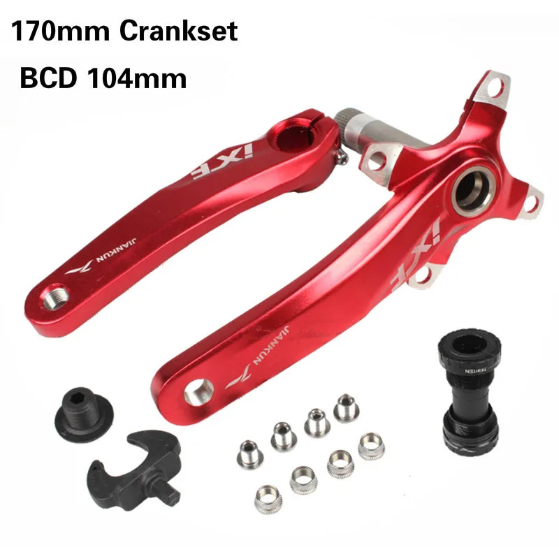 CNC Untralight велосипедный Картер MTB шатун для дорожного велосипеда набор с осью