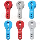 Металлический из алюминиевого сплава сервопривод, 24T 25T зубья для дистанционного управления RC модель автомобиля Робот Лодка Самолет рулевое управление рычаг с ЧПУ