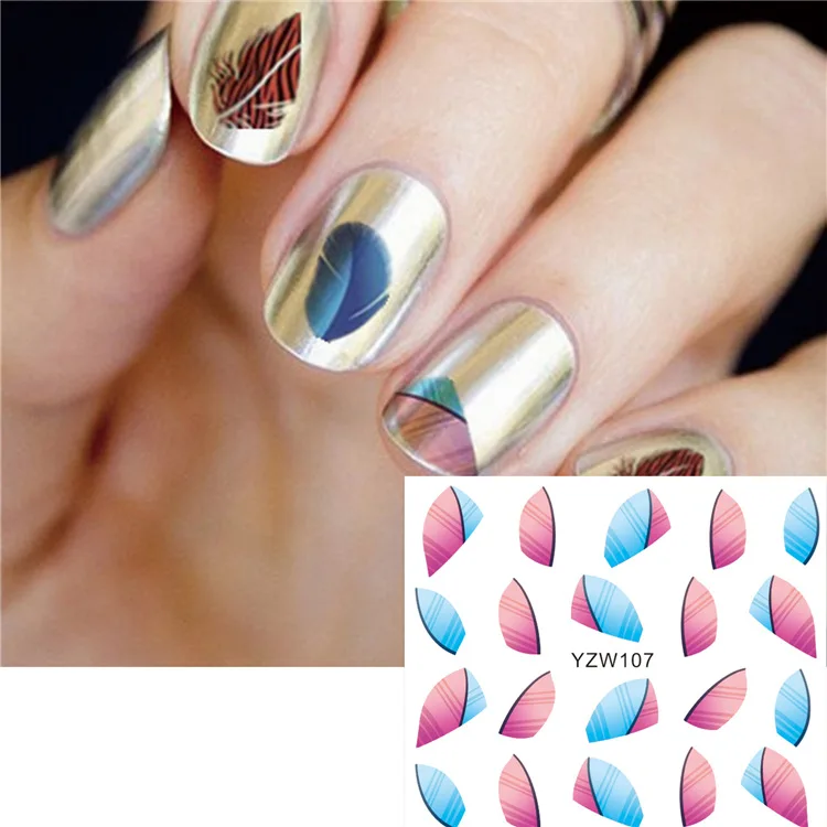 1pcs Pop Style Water Transfer Sticker Nail Art Slider Cool Girl Lips Rose High-heeled Shoes Cartoon DIY Nail Decal Decor Tool