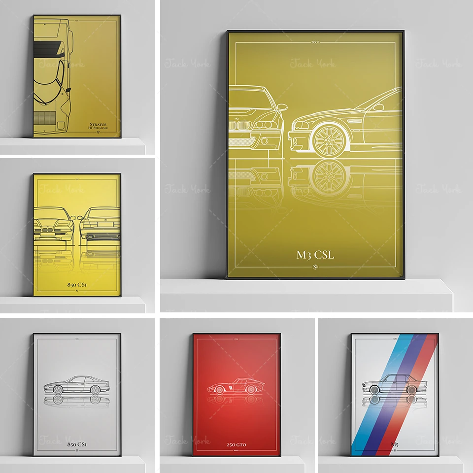 NISSAN SKYLINE 2000 GT-R автомобиль хакосука постер