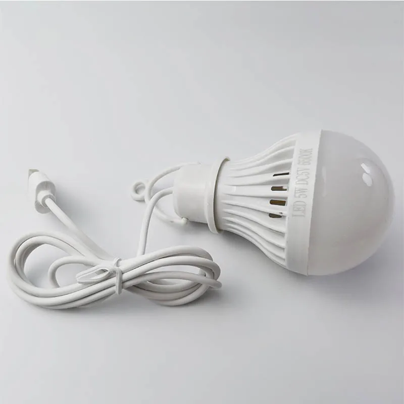 

5W USB Bulb Light portable Lamp Usb Bulb Light Led for Hiking Camping Tent Travel Work with Notebook Christmas for Home