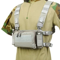 qd mini d3 tactical chest rig crm h harness m4 5 56 magzine insert combat vest airsoft hunting accessories