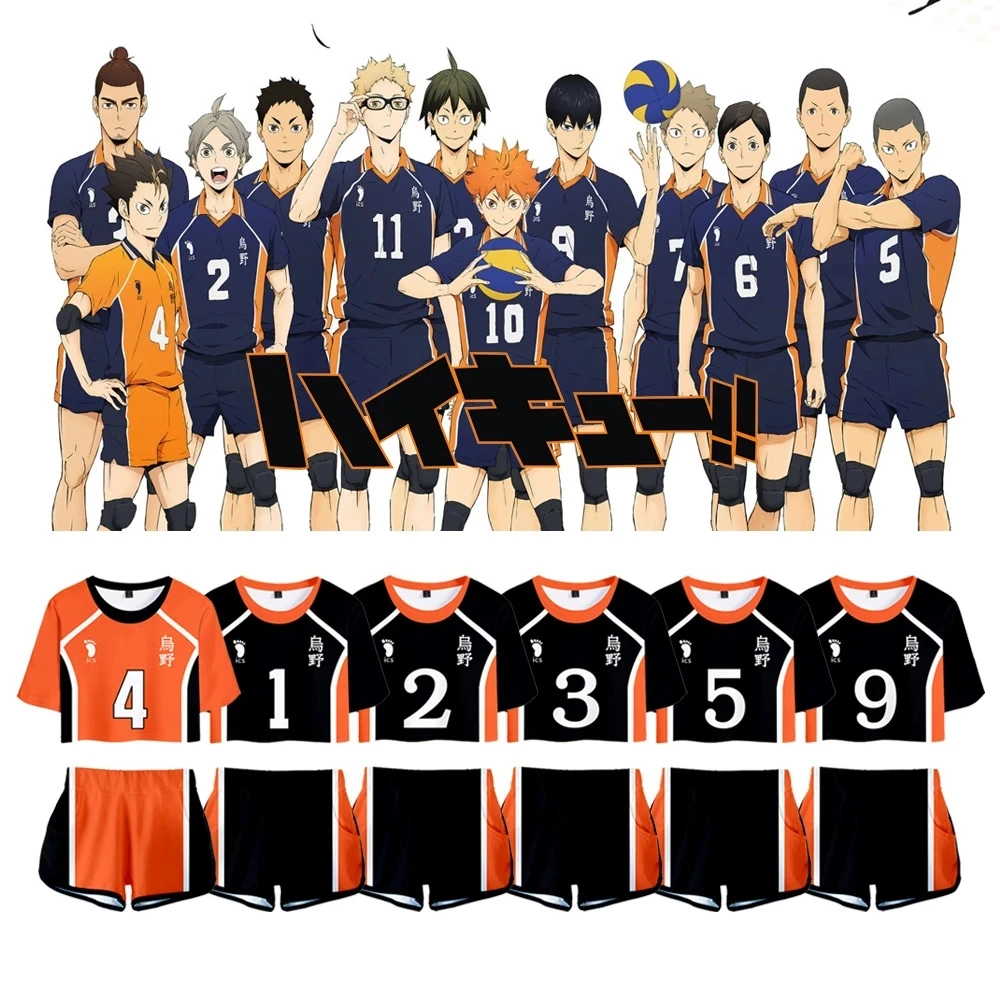 

Haikyuu!! Karasuno High School Cosplay Costume Hinata Shyouyou Nekoma High School Halloween Christmas Carnival Party Suit Gifts