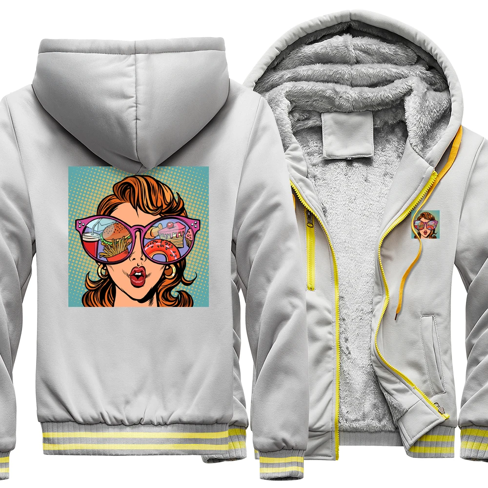 

Pop Character Cool Graphic Print Men Hoodie Vintage Casual Warm Hoodies Winter 2020 New Thick Sweatshirts Mens Fashion Clothes