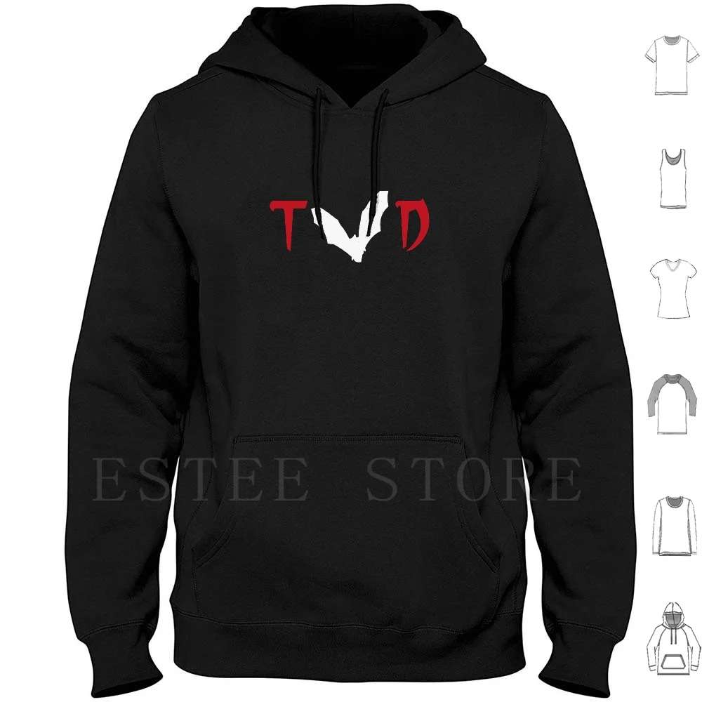 

Толстовка с длинным рукавом Tvd Елена Деймон Сальваторе Стефан Джерми Бонни Кэролайн Тайлер кровь вампира Сальваторе стелена дельена
