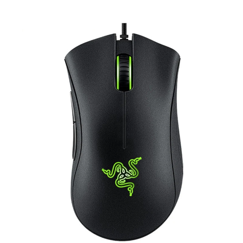 Razer DeathAdder Эфирная Проводная игровая мышь 6400 dpi оптический сенсор 5 независимо
