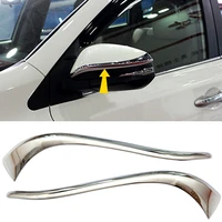 car products fit for toyota harrier xu60 2013 2019 accessories rearview side door mirror decorative cover 2pcs exterior parts