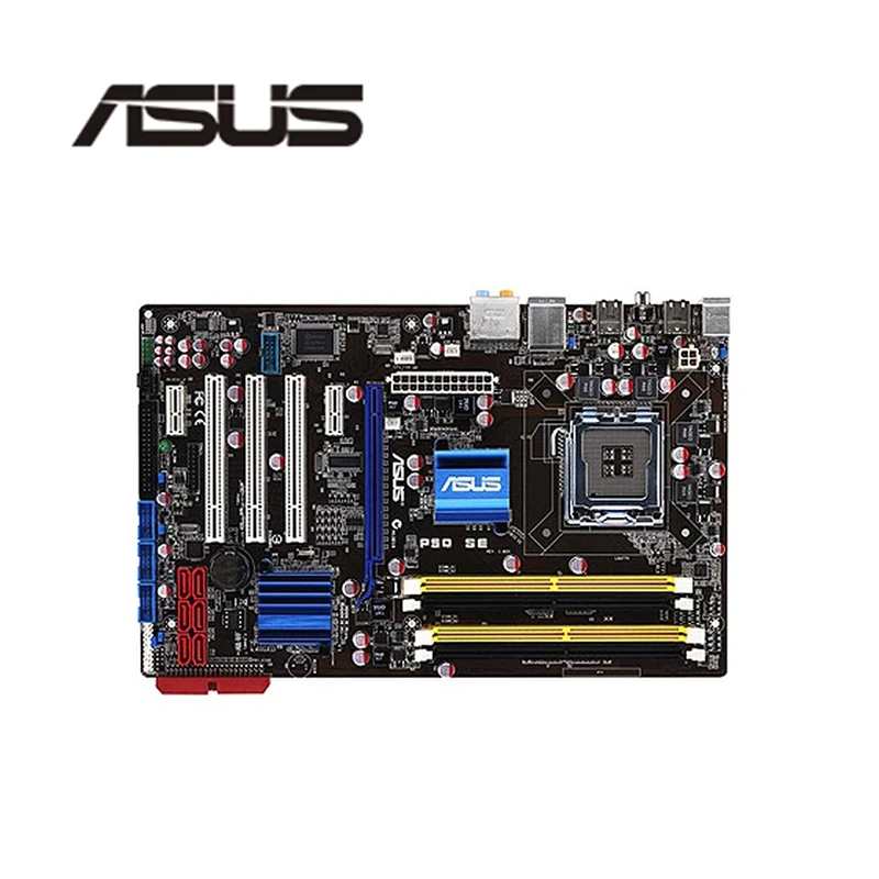 Разъем LGA 775 для ASUS P5Q SE оригинал б/у рабочий стол материнской платы Intel P45 DDR2 USB2.0