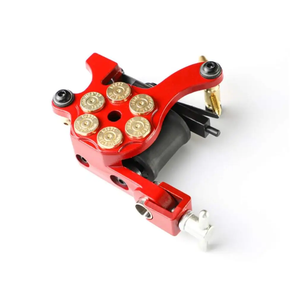 EMALLA Coil Tattoo Machine Iron 10 Coils Gun 3 Colors лайнер Shader для игл татуировок Макияж Татуировка