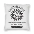 TV сверхнатуральный чехол для подушки с 3D принтом братья-Винчестеры напольная Подушка Чехол для дивана индивидуальный чехол для подушки домашний декор