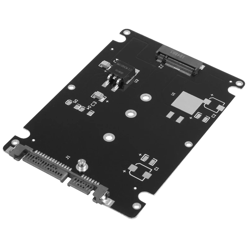 Черный B + M ключ разъем 2 M.2 NGFF (SATA) SSD to 5 SATA адаптер карта с Чехол|Кабели для