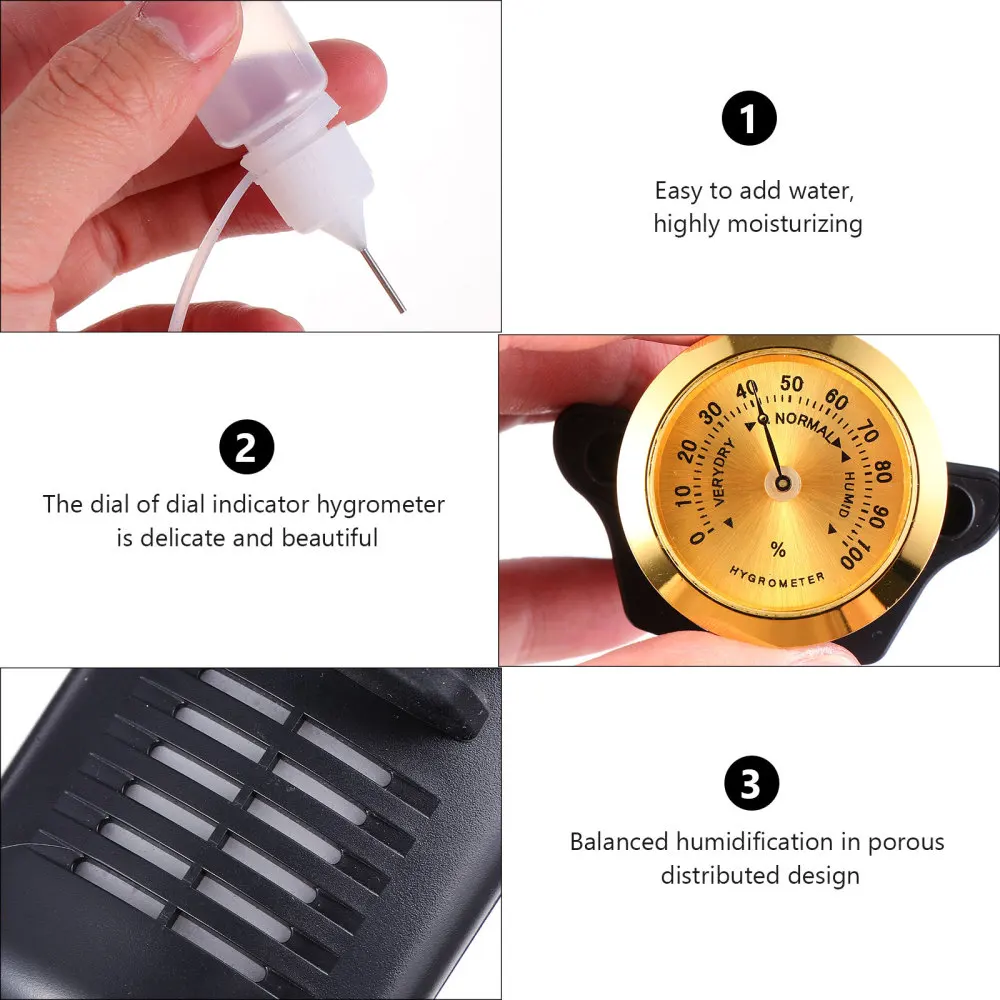 

Ukulele Guitar Hole Humidifier Classical Guitar Hygrometer Maintenance Tool