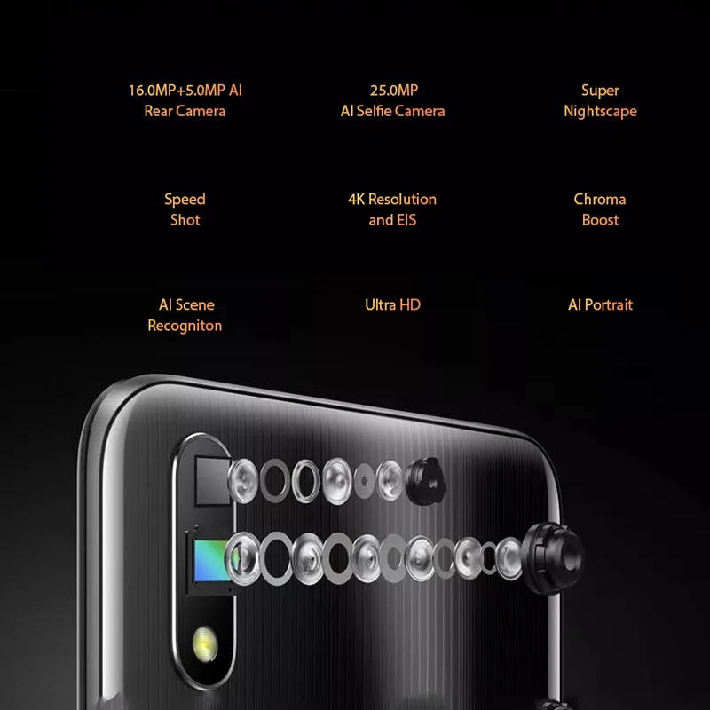 Оригинальный Realme 3 Pro 6 дюймов 4G смартфон 25 МП фронтальная камера четыре ядра ГБ