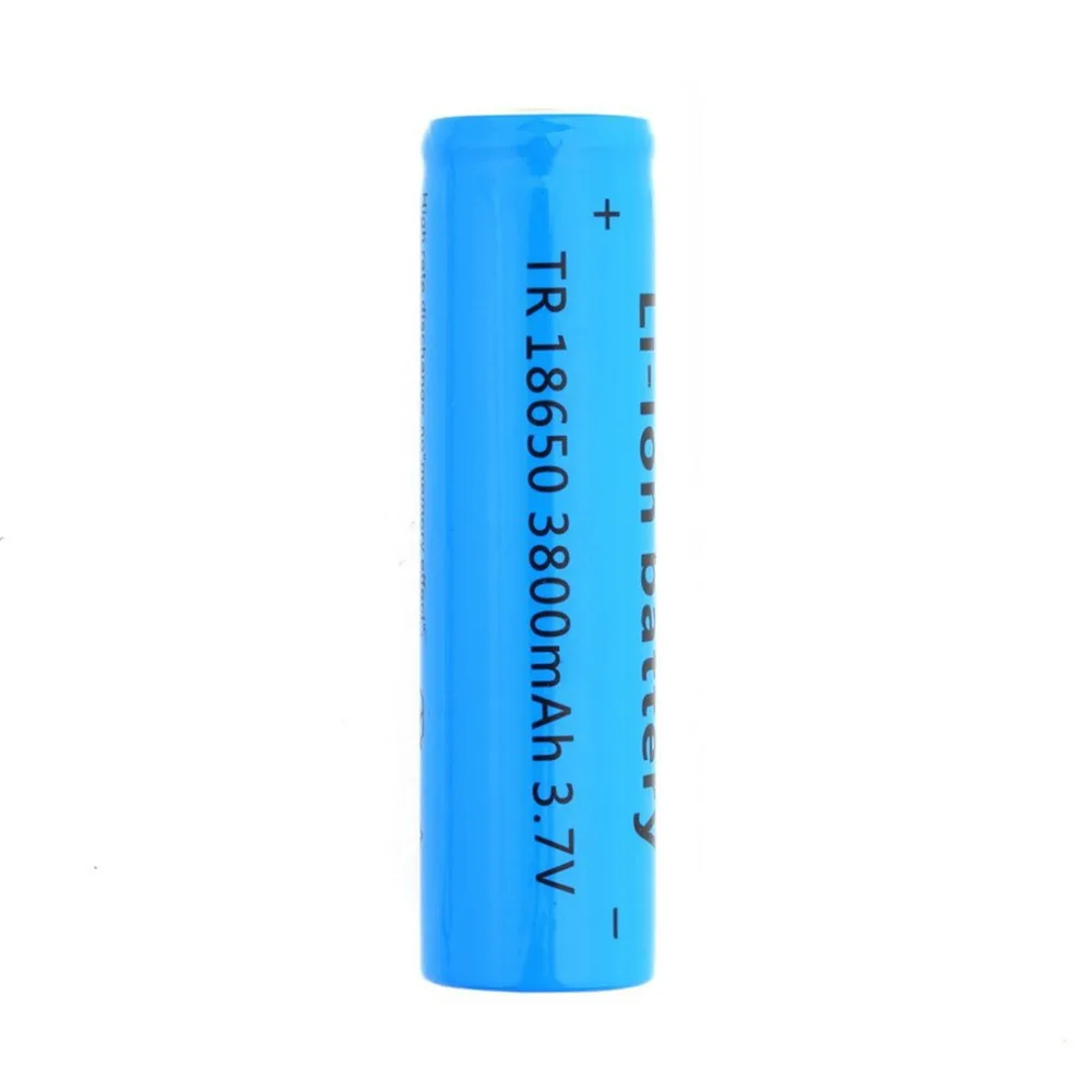 18650 Li-ion 3800mAh Capacity 3.7V Rechargeable Battery for LED Torch Flashlights Blue New Torch 18650 Batteries