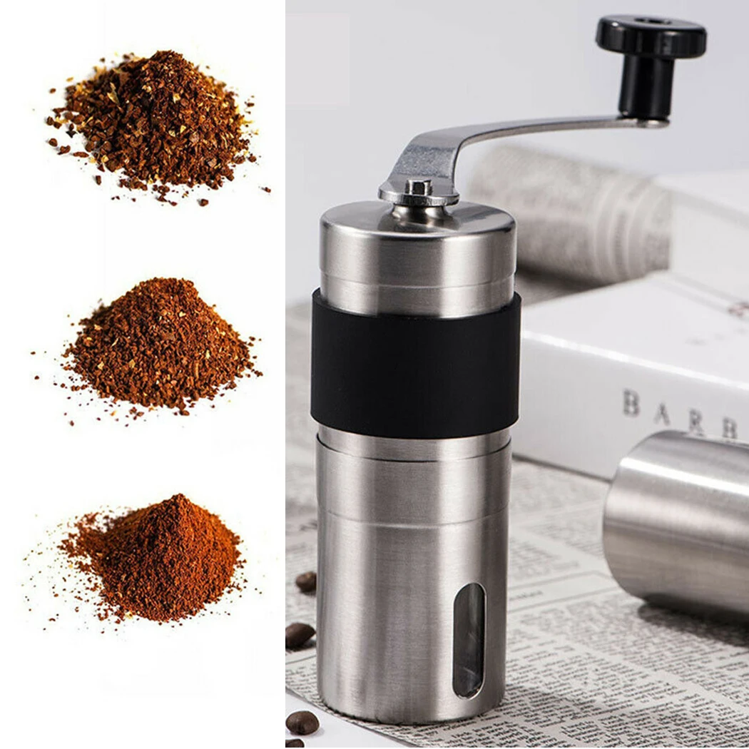 

Crank Hand Grinder 360rotation Adjustable Grinding Powder Thickness Removable
