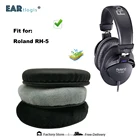 Замена амбушюры для Roland не наносящих вред RH-5 RH5 RH 5 гарнитура Запчасти кожаные подушки сиденья бархат наушники рукав крышка