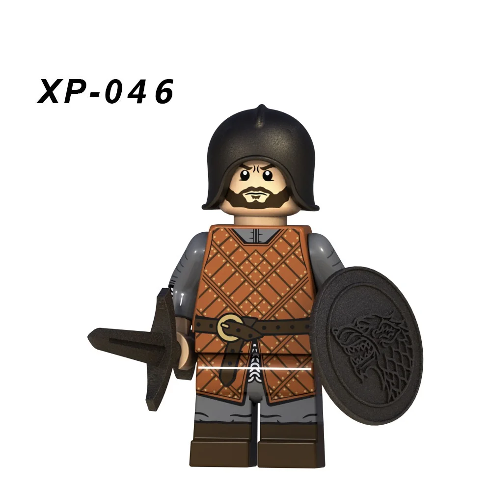 LegoING Игра престолов действие миниатюрный Эддард Старк копье пехота Playmobil