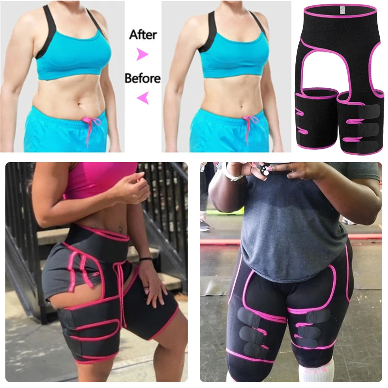 

Leg Shapers Slender Toned Muscles Band Thigh Slimmer Wrap Women Neoprene Waist Trainer Sweat Shapewear Slim Belt Thigh Trimmer