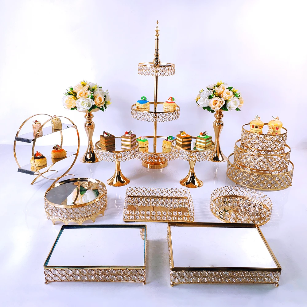 Набор подставок для торта из кованого железа 6-8 шт.