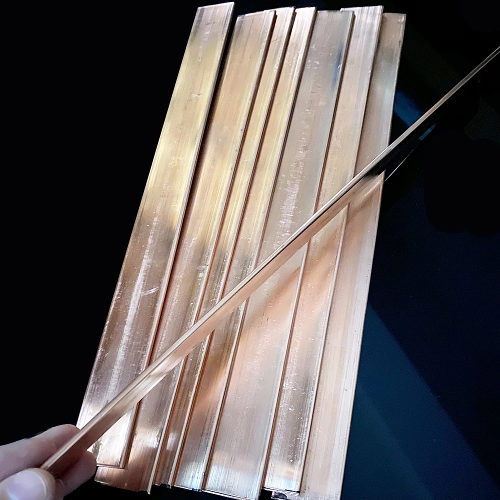 

3pcs 333mm Computer room ground copper strip 3 * 30 static conductive copper bar T2 flat copper strip