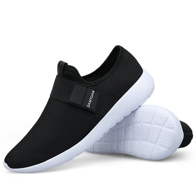 

New 2021 Light Slip-on Running Shoes Breathable Casual Men's Sports Shoes Fashion Large Size Outdoor Gym Jogging Men's Sneakers