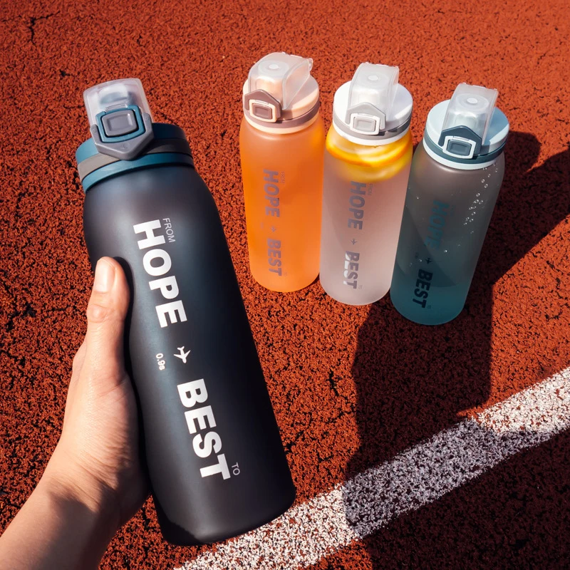 900 мл большая спортивная пластиковая бутылка для воды Garrafas Botella Agua Butelka Na Wode Hydro Flask