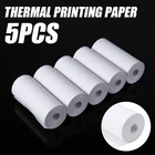5 рулонов белый Камера печать Термальность Бумага моментальной печати детей Камера печать Бумага Сменные аксессуары Запчасти