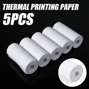 5 рулонов белый Камера печать Термальность Бумага моментальной печати детей Камера печать Бумага Сменные аксессуары Запчасти