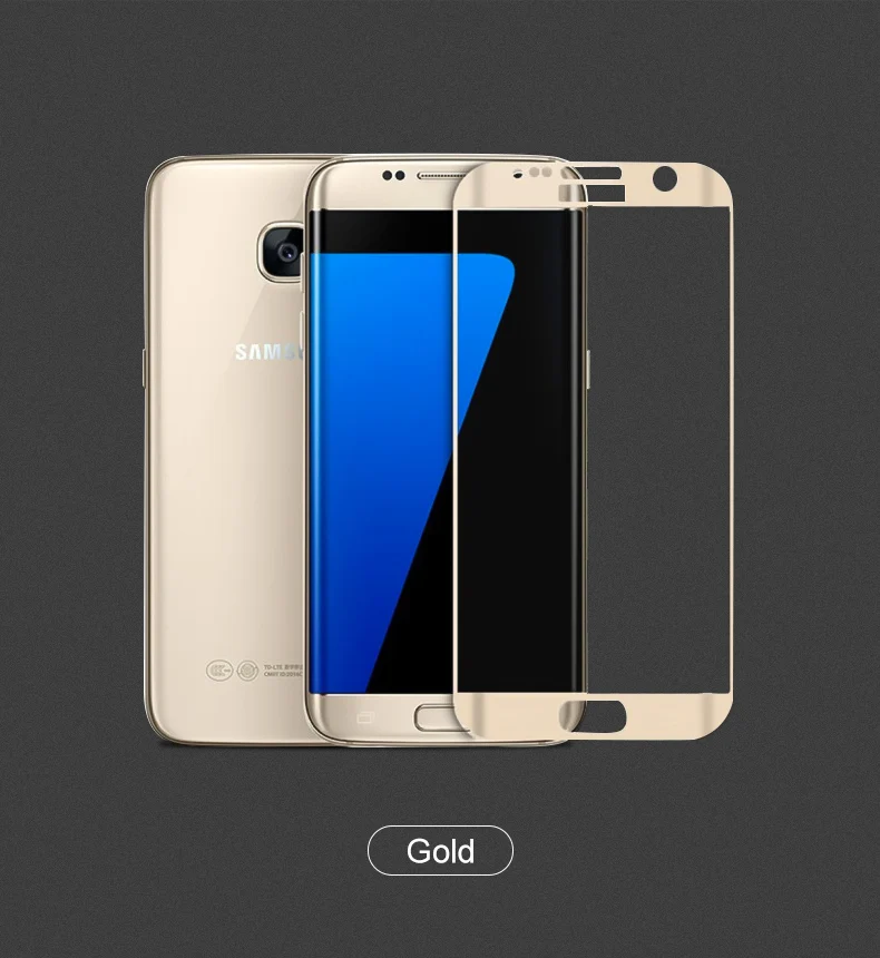 3D полное покрытие Премиум Закаленное стекло для samsung Galaxy S6 S7 Edge Plus Защитная пленка для экрана HD