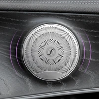 stainless steel car door audio tweeter speaker cover trim for mercedes benz e c glc class w213 w205 x253 interior accessories