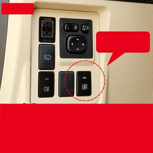 Lsrtw2017 СИД фары для переключатель для toyota land cruiser 2007- 2013 2008 2009 lc200
