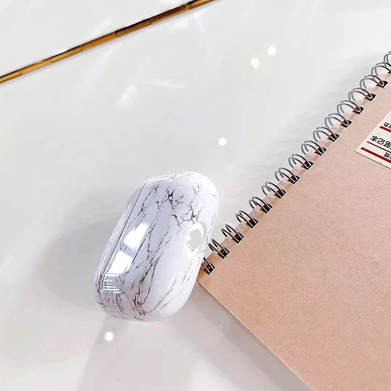 ПК мрамор Bluetooth защита для наушников чехол Apple Airpods Pro Air Pods 3 Airpodspro беспроводные