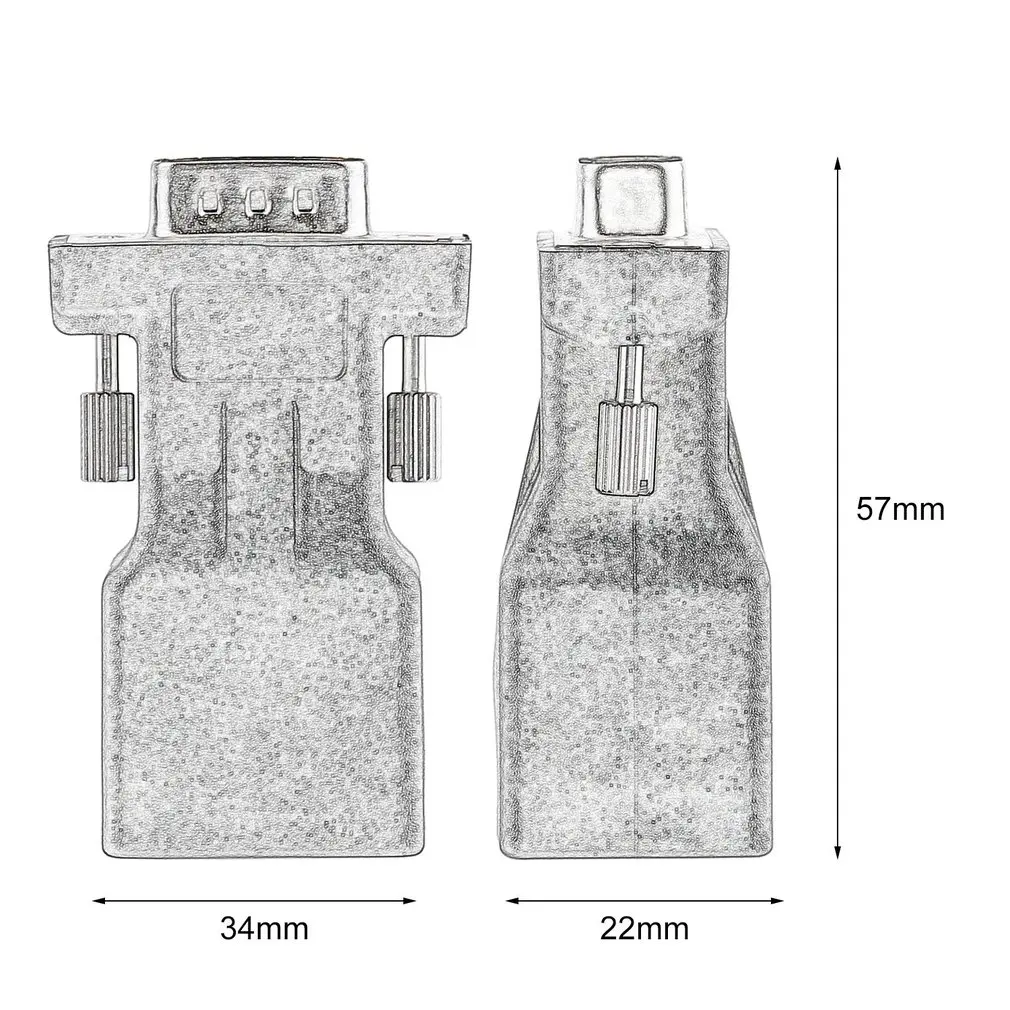 15pin VGA мужской/женский для LAN CAT5 CAT6 RJ45 сетевой кабель адаптер Dada передачи