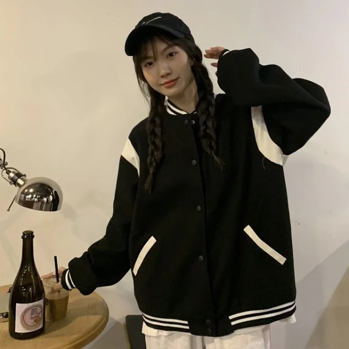 Женское однобортное пальто в стиле ретро Свободный Топ без застежек с длинными