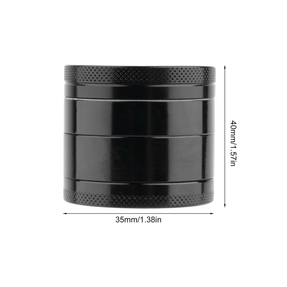 

Portable 4 Layers Mini Aluminum Alloy Herbal Herb Cigar Tobacco Grinder Smoke Smoking Crusher Hand Muller Gadget