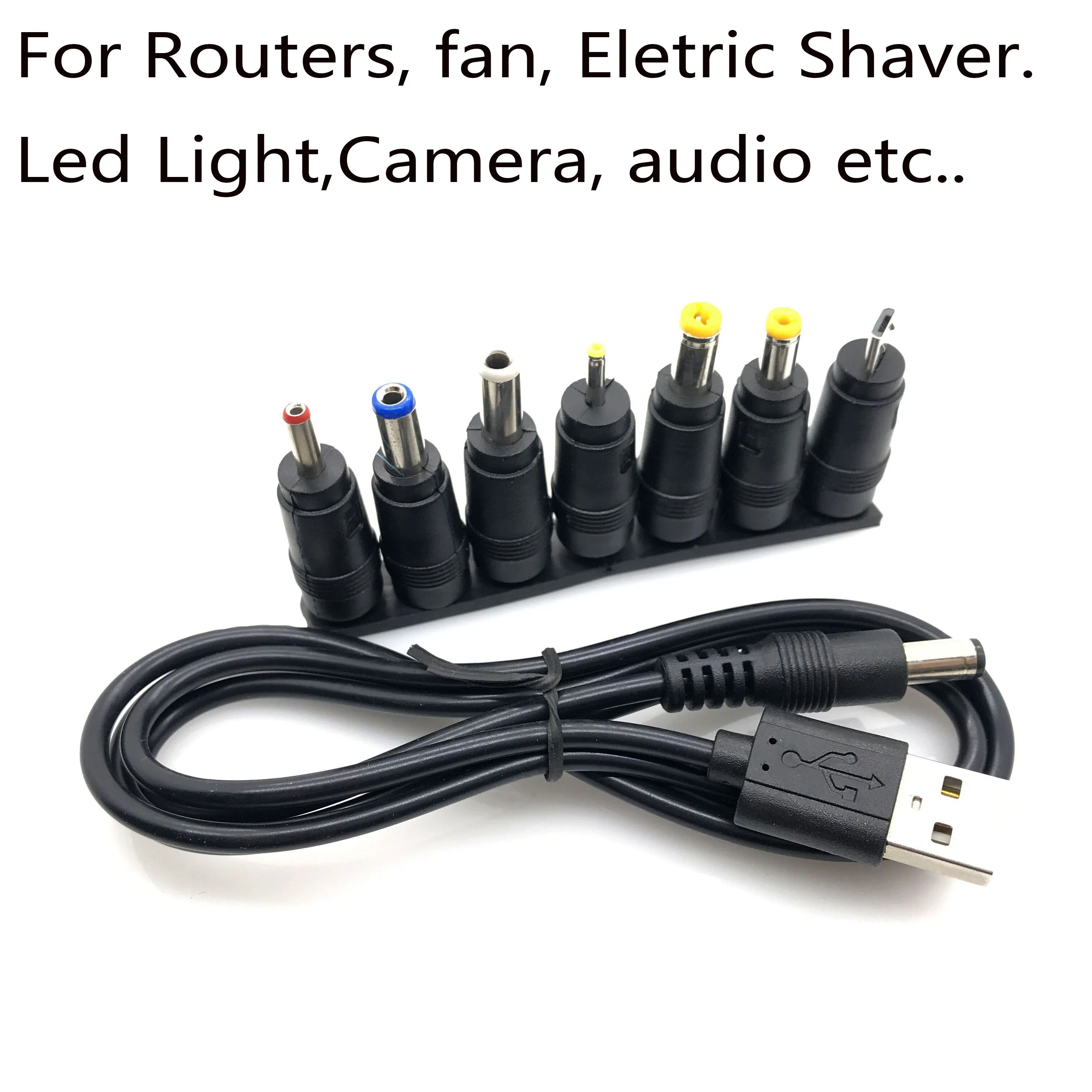 Кабель питания USB в DC Универсальный зарядный кабель с разъемом на постоянный ток