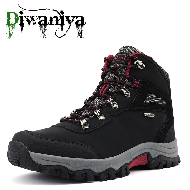 Harga Sepatu Bot Pria Musim Gugur Merek Baru Sepatu Bot Pria Kualitas Tinggi Sepatu Bot Pergelangan Kaki Pria Tahan Air Sepatu Bot Hiking Pria Luar Ruangan Buatan Tangan Antilembap