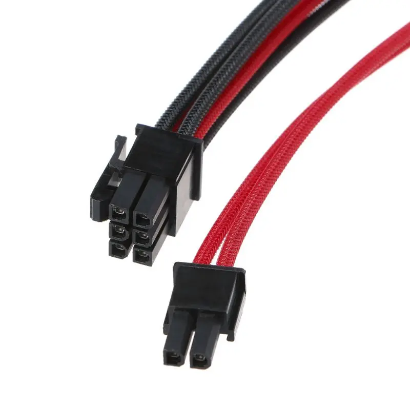 Видеокарта 40 см PCI E GPU 8Pin до 6 + 2 Pin удлинитель питания|Компьютерные кабели и