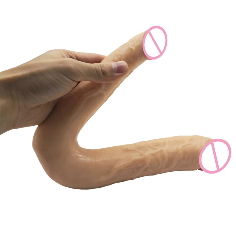 Double Ended Dildo Lesbian Sex Toys For Women Dong Gode Gay Long Huge Realistic Penis Dildos Glans | Красота и здоровье
