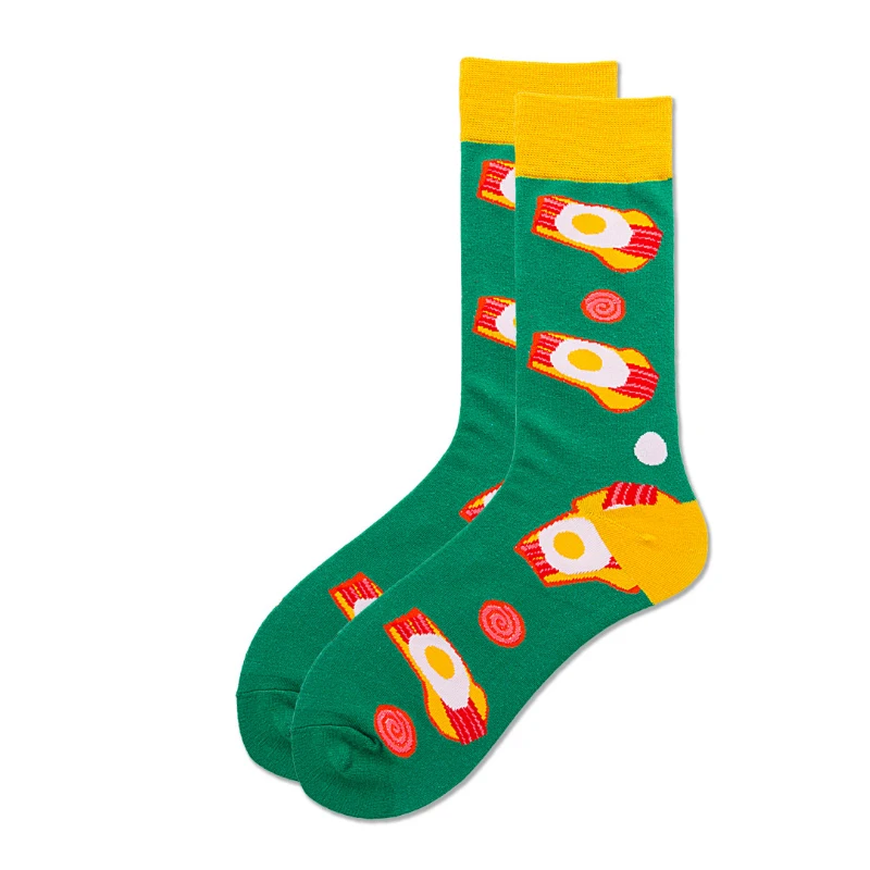 

Colorful Oil Painting Woman Men Socks Harajuku Retro Happy Funny Everyday Cotton Sock Wedding Christmas Gift Crew Sock Wholesale