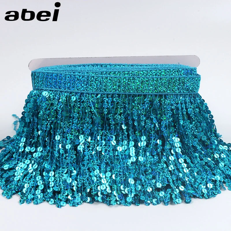 2 ярда лазерные блестки с бахромой 16 см | Дом и сад